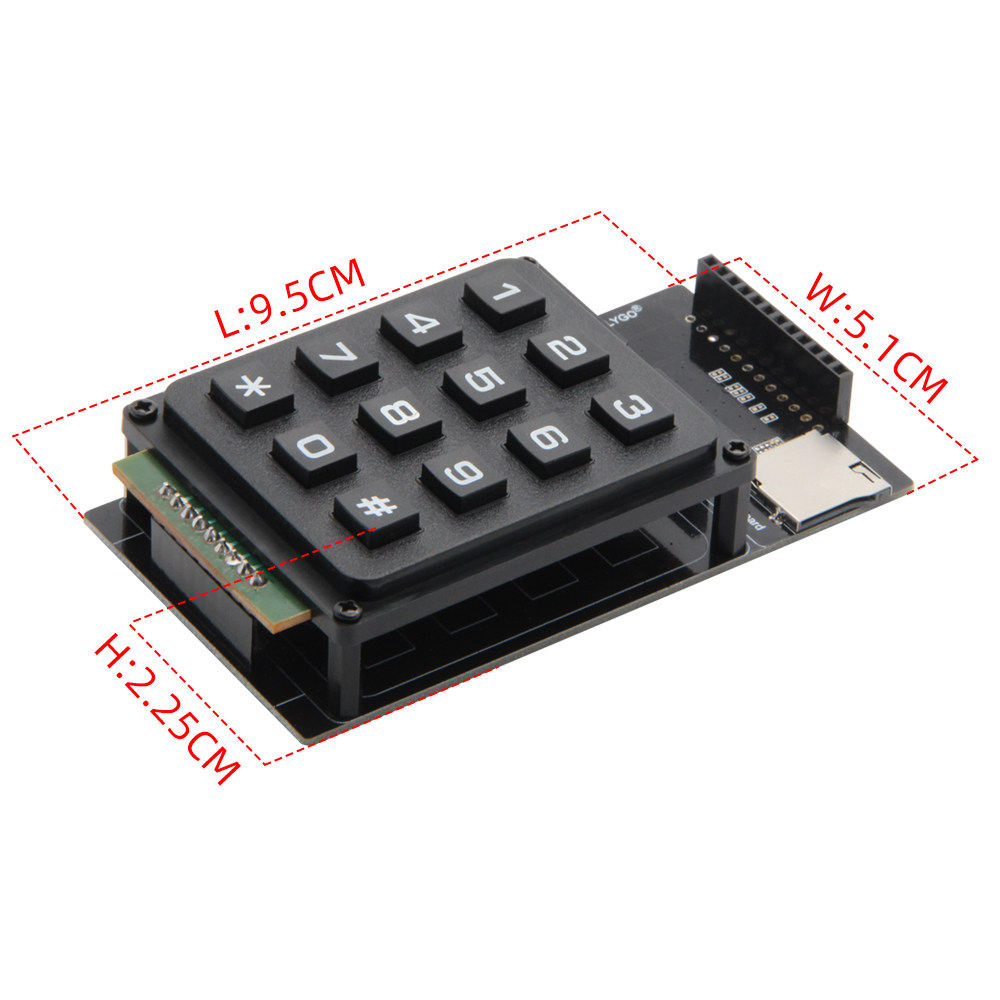Ttgo Tdisplay - TTGO T-Display キーボード拡張ボード (LNURLPoS用)