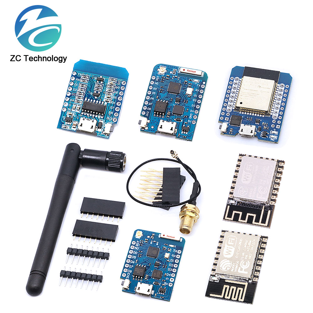 D1 Mini Pro - Wi-Fi,開発ボードp8266 ESP-12 esp32 ch340g ch340 v2