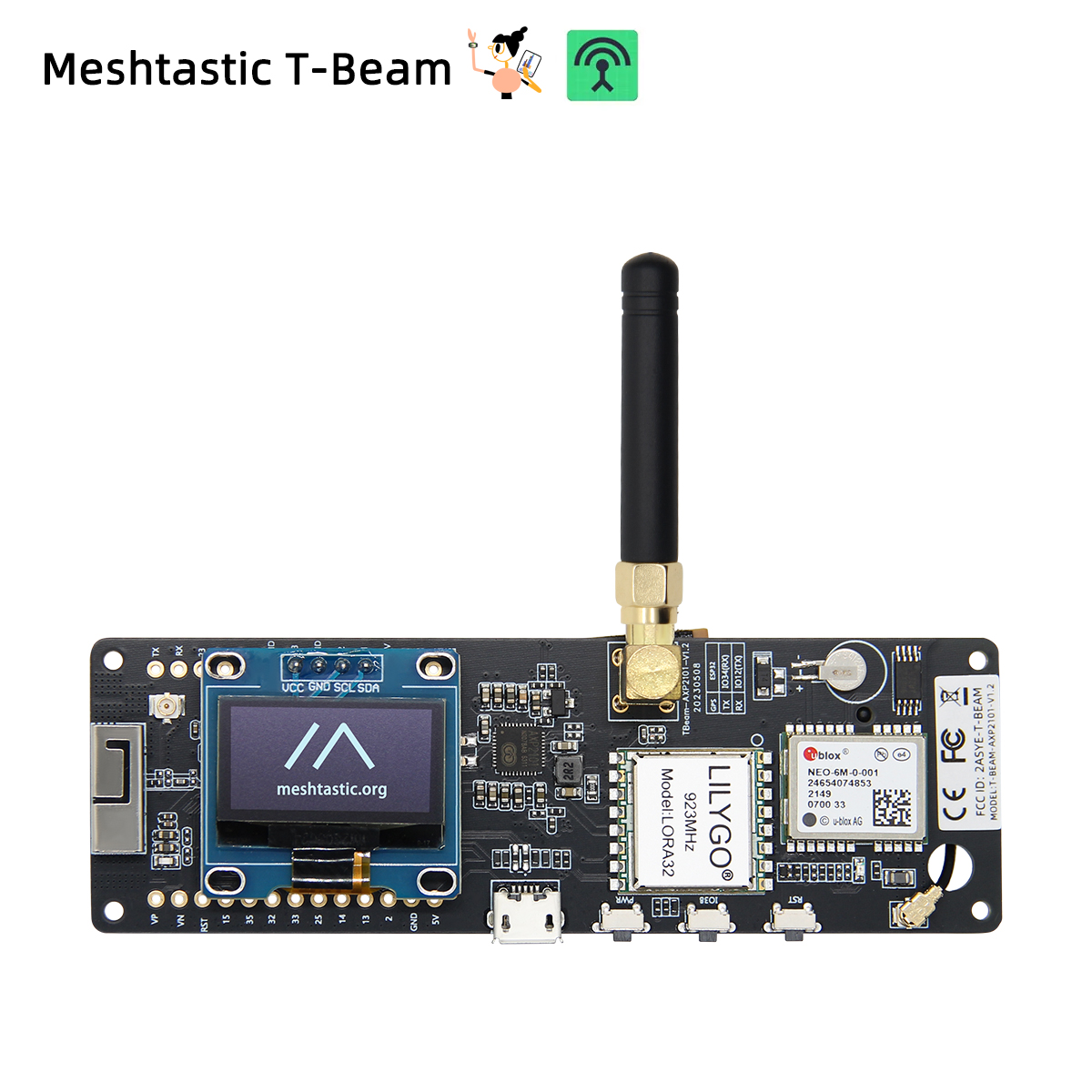 Ttgo Tdisplay - LILYGO® TTGO Meshtastic T-Beam Beamesp32 lora開発ボード,433/868/915mhz,wifi,Bluetooth
