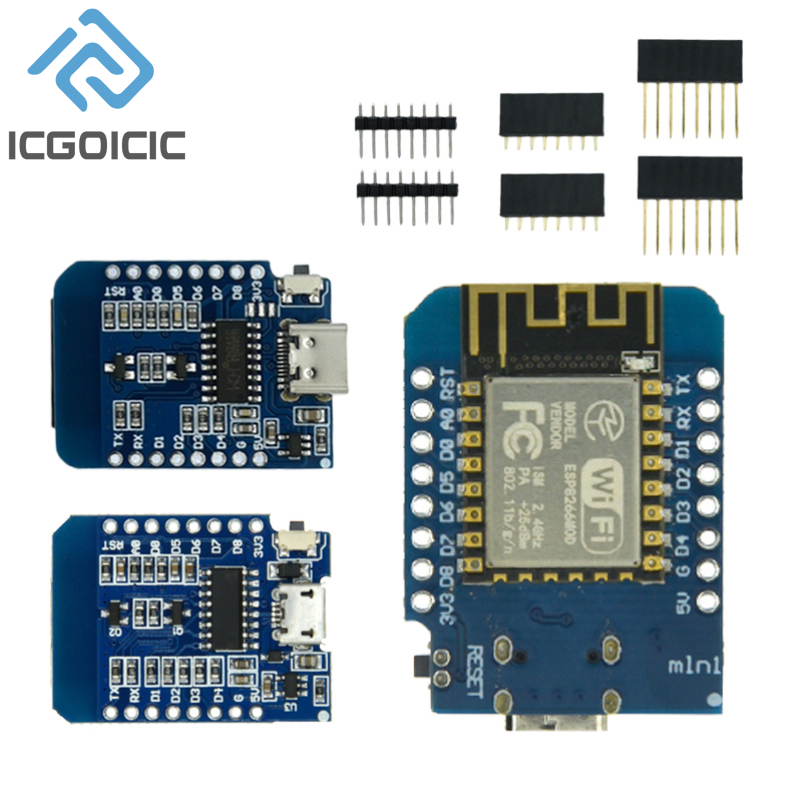 Wemos D1 Mini - Mini-nodemcu d1開発ボード,4mバイト,wifi,lua,モノのインターネット,ベースのesp8266,wemos