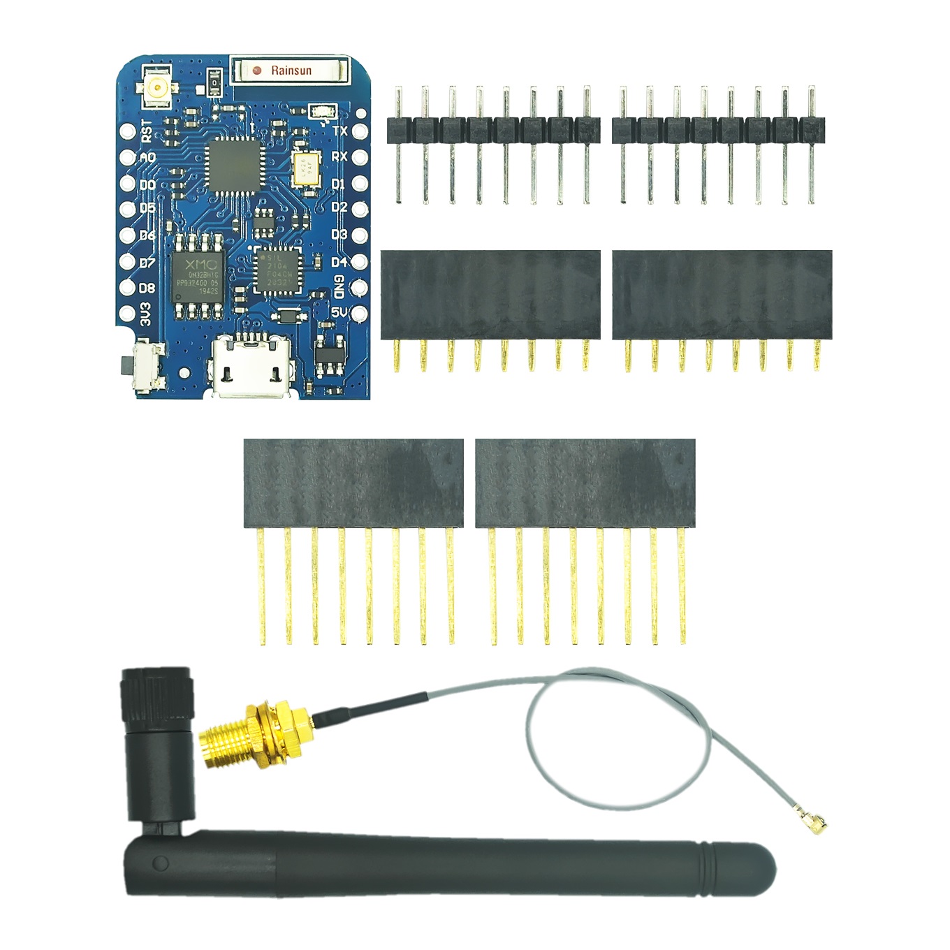 Wemos-外部アンテナコネクタ、Wi-Fi開発ボード、マイ - D1 Mini Pro のレビューと価格