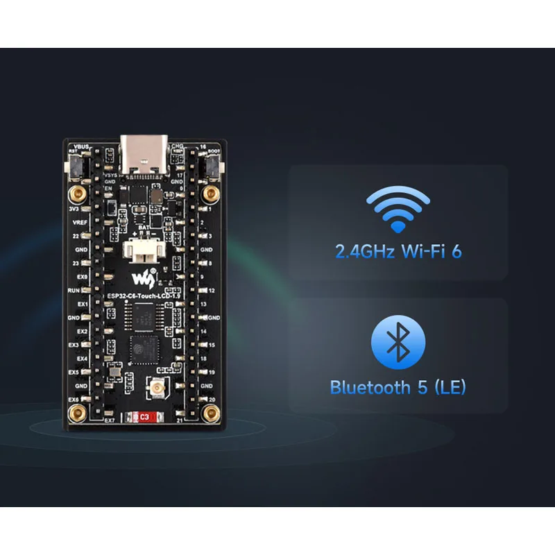 Waveshare ESP32-C6 1.9インチLCDスク - Lolin S3 のレビューと価格