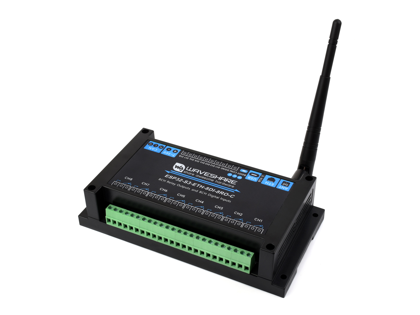 産業用 8 チャンネル ESP32-S3 WiFi リレー  - Waveshare Esp32 のレビューと価格