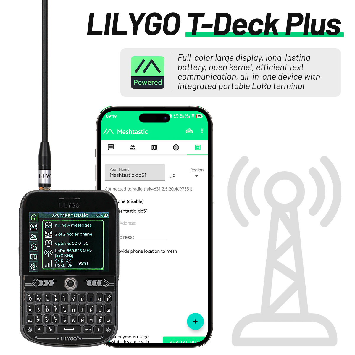 LILYGO T-Deck Plus Lora メッシュ無線 - Ttgo T Watch のレビューと価格