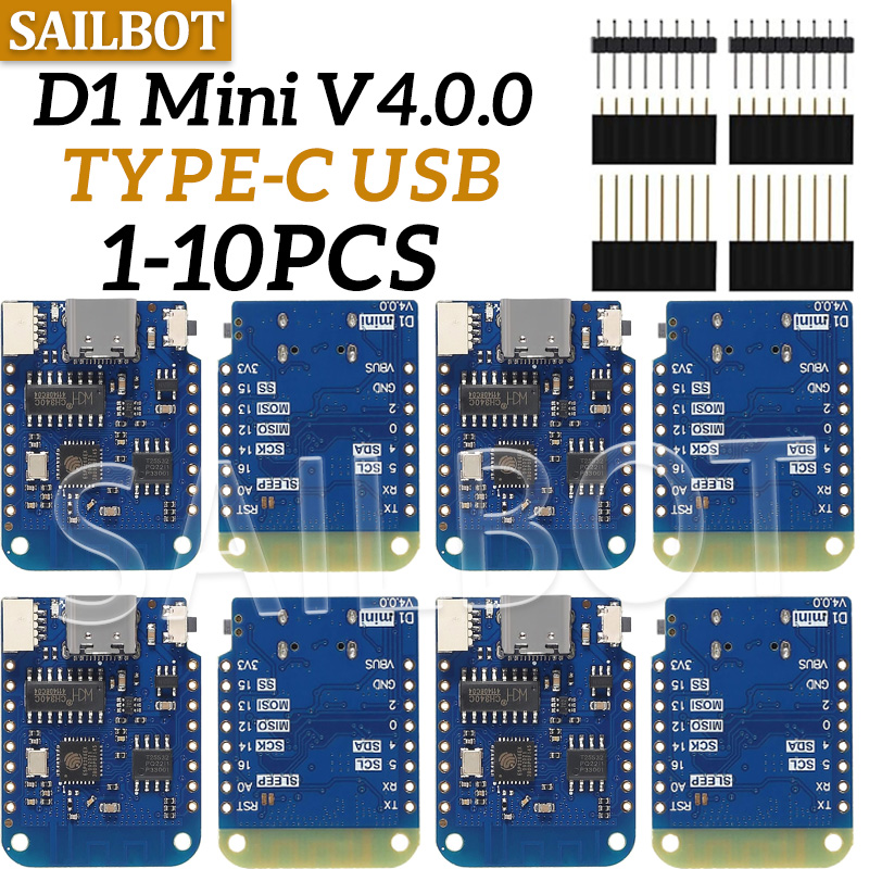 1-10 個 WeMos D1 ミニ ESP8266 WIF - Wemos D1 Mini のレビューと価格