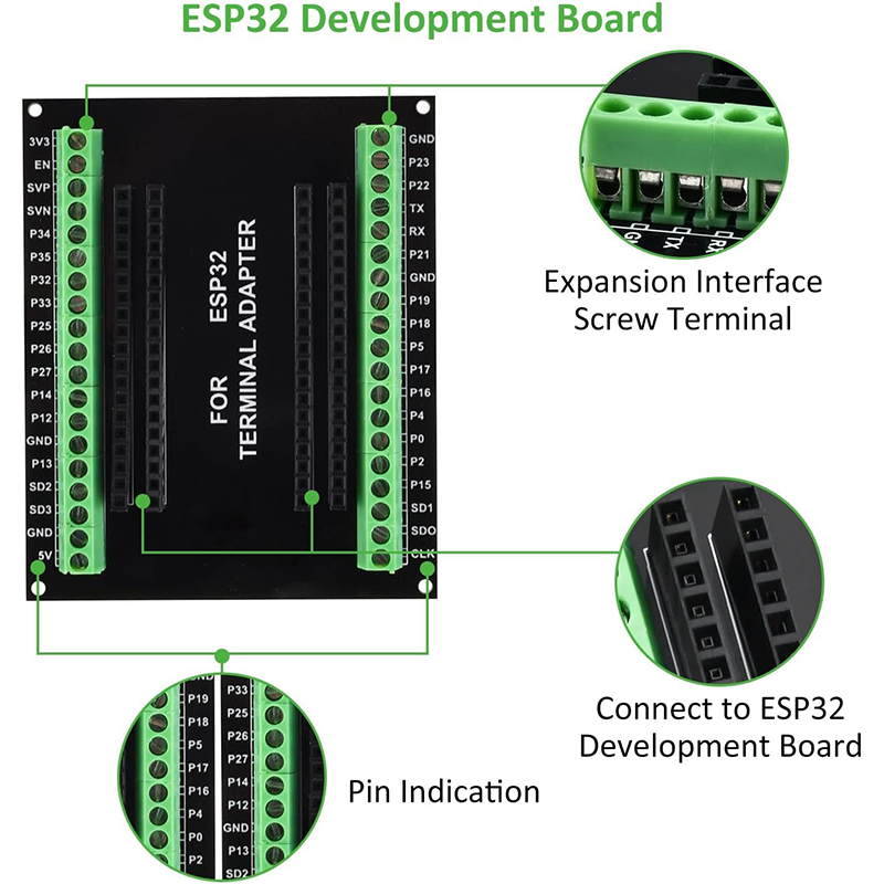 3 個 38PIN ESP32 ブレークアウトボード、Aid - Nodemcu 32S のレビューと価格