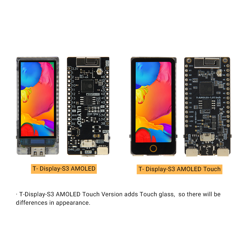TTGO T-Display-S3 AMOLED ESP32 - Ttgo Tdisplay のレビューと価格