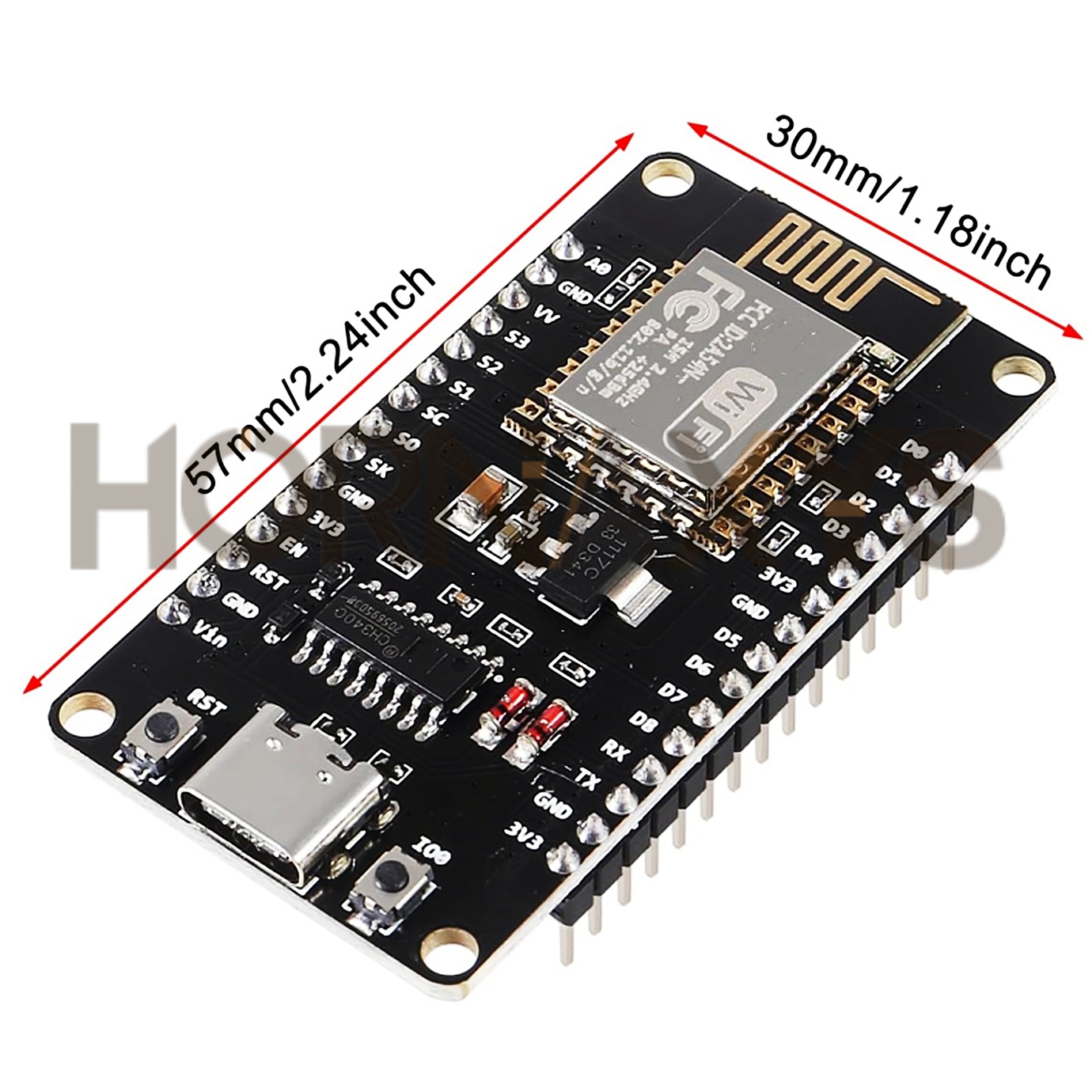 1-10 個/ESP8266 NodeMCU LUA CH3 - Nodemcuv2 のレビューと価格