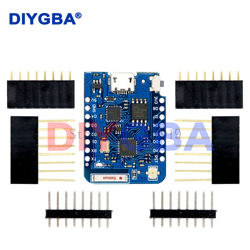 WEMOS D1 ミニプロ 4 メートル 16 メートルバイ - Nodemcuv2 のレビューと価格