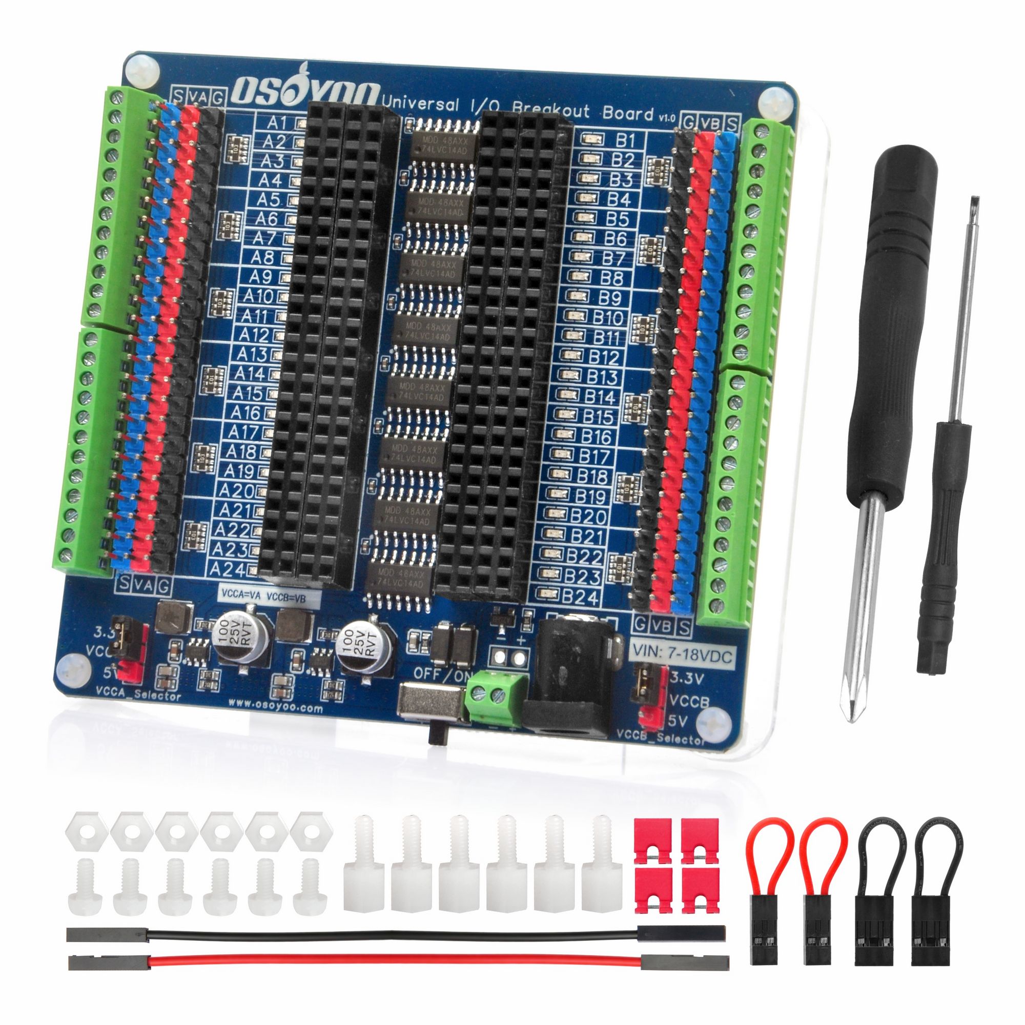 OSOYOO ユニバーサル IO ブレークアウトボード –  - Nodemcuv2 のレビューと価格