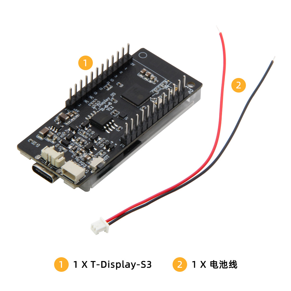 LILYGO T-Display-S3 1.9インチLCDデ - Lolin S3 のレビューと価格