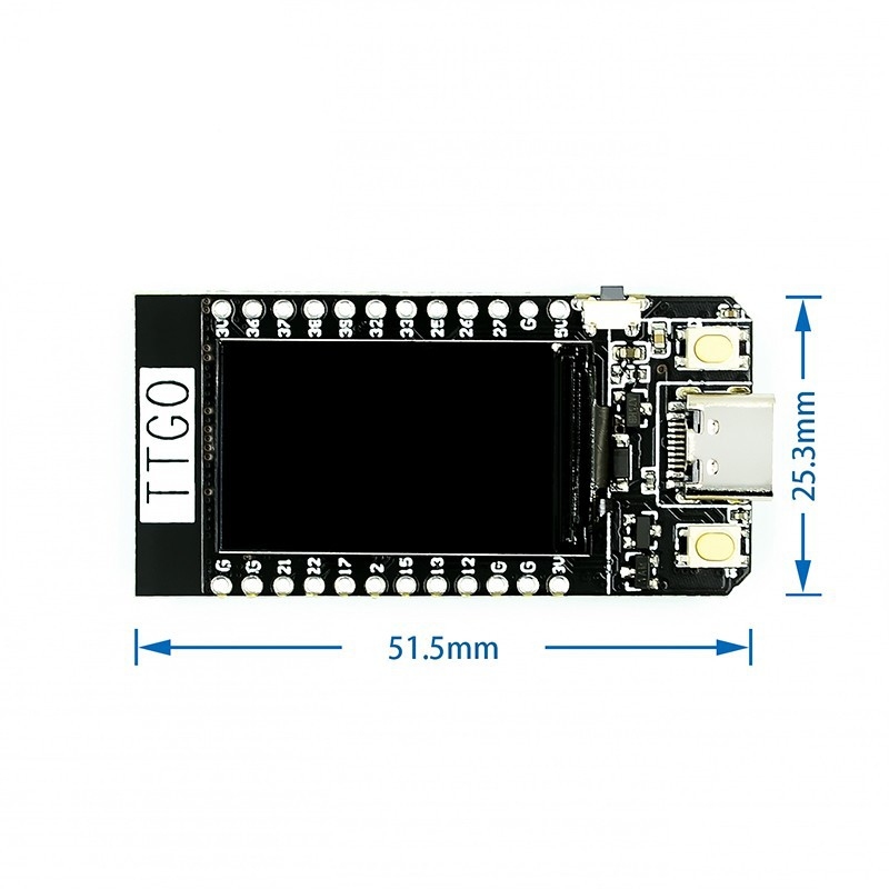 TTGO T-Display ESP32 WiFi Blue - Ttgo Tdisplay のレビューと価格